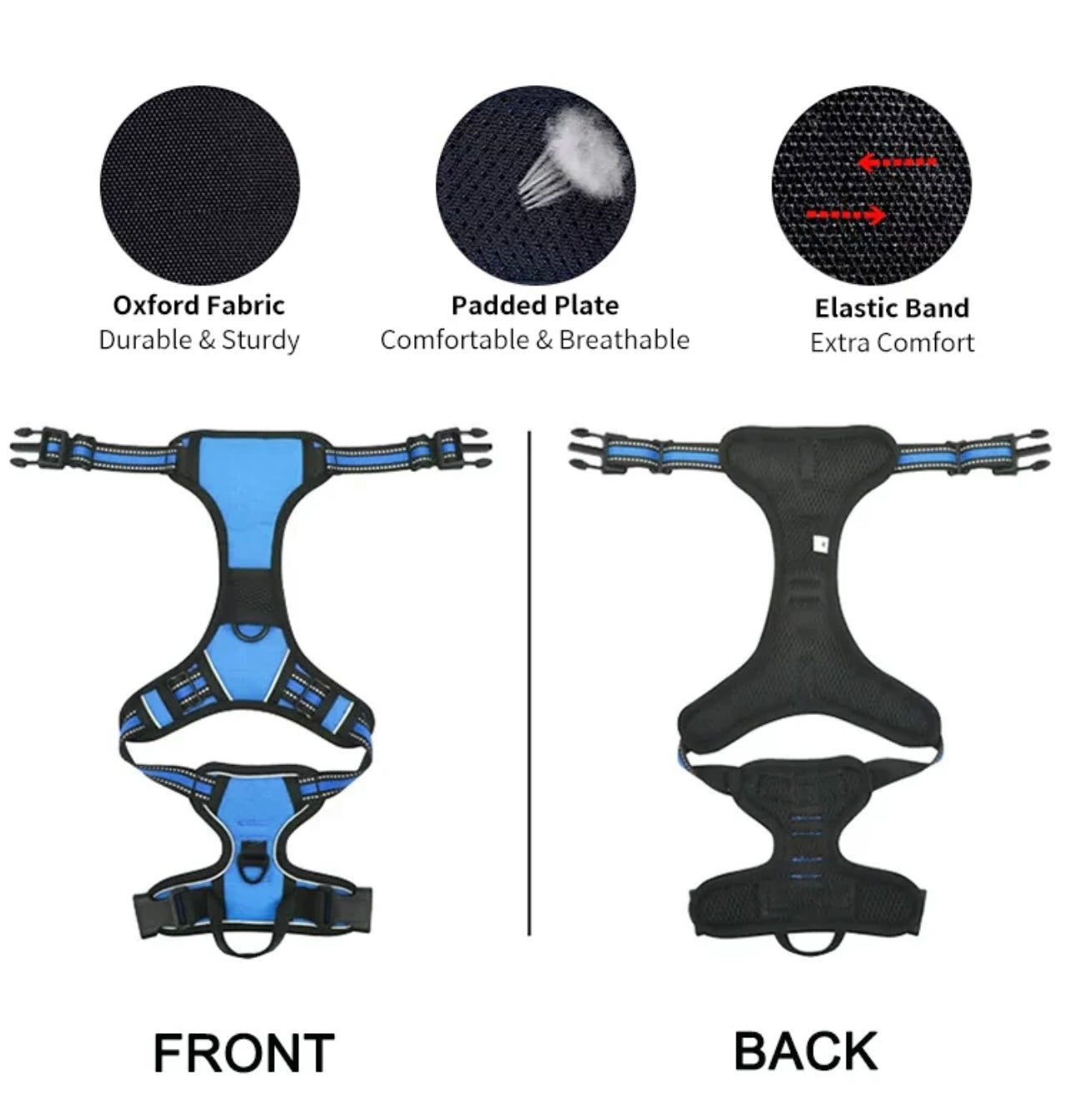 DOGHOUSE™ REFLECTIVE DURABLE HARNESS